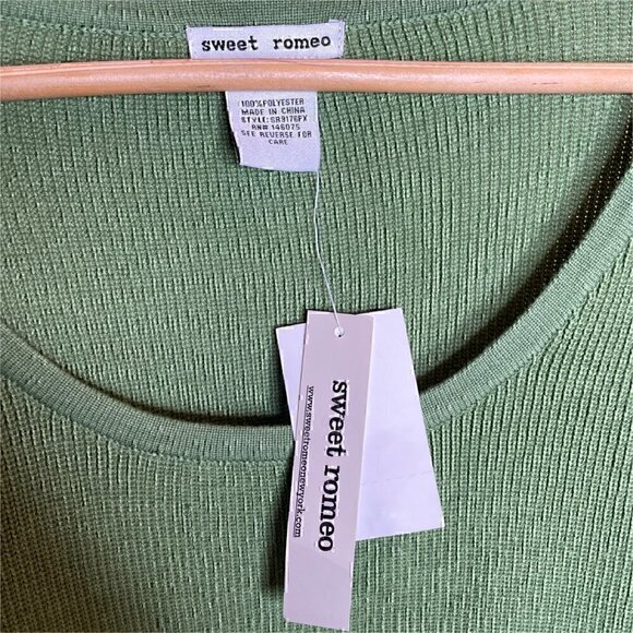 Sweet Romeo Classic Pullover Sweater Size 3X Avocado Green - Picture 9 of 16